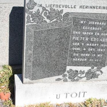 TOIT Pieter Eduard, du 1901-1963