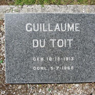 TOIT Guillaume, du 1913-1968
