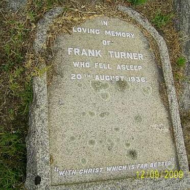 TURNER Frank -1936