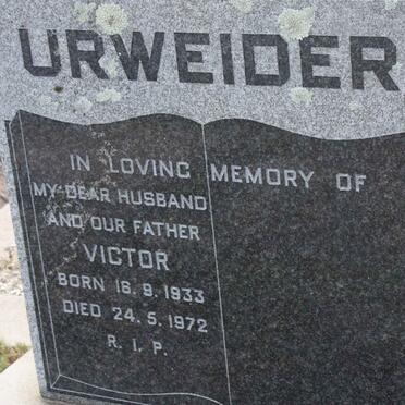 URWEIDER Victor 1933-1972