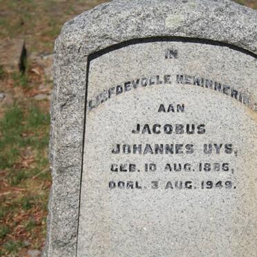 UYS Jacobus Johannes 1886-1949