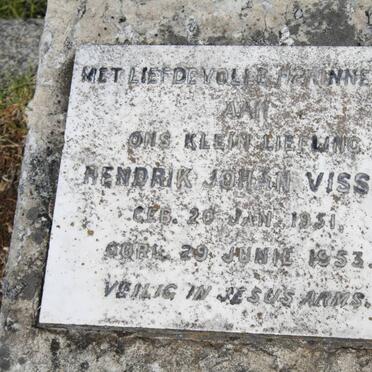 VISSER Hendrik Johan 1931-1953