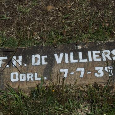 VILLIERS F.H., de -1935