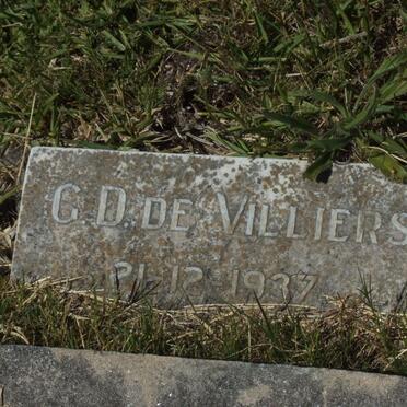 VILLIERS G.D., de -1937