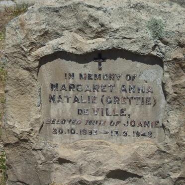 VILLE Margaret Anna Natalie, de 1893-1948