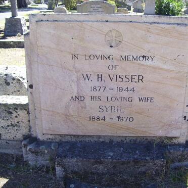 VISSER W.H. 1877-1944 &amp; Sybil 1884-1970