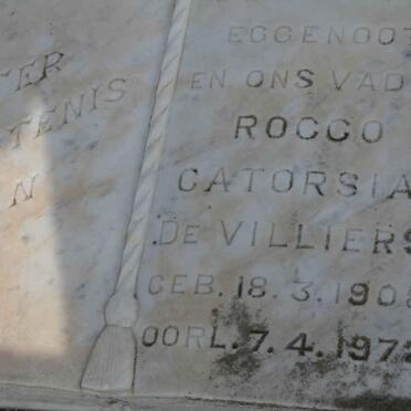 VILLIERS Rocco Catorsia, de 1908-1972