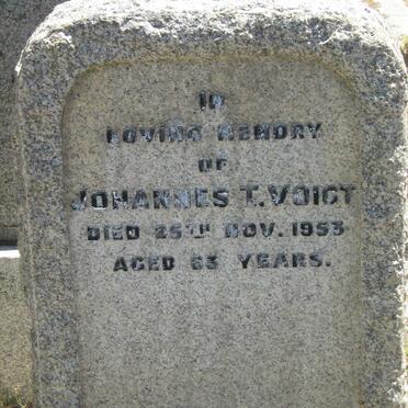 VOIGT Johannes T. -1953