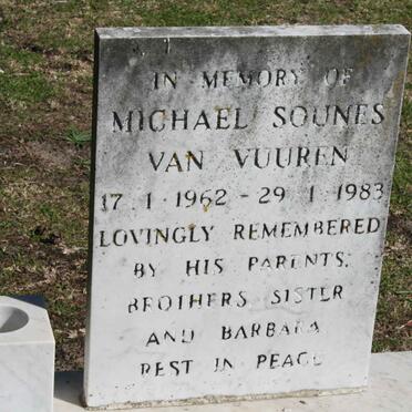 VUUREN Michael Sounes, van 1962-1983