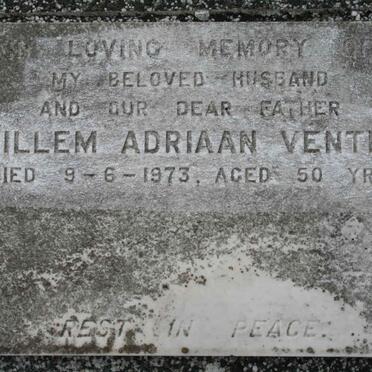 VENTER Willem Adriaan -1973