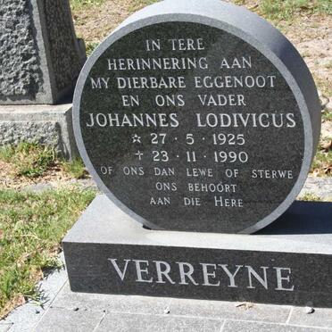 VERREYNE Johannes Lodivicus 1925-1990