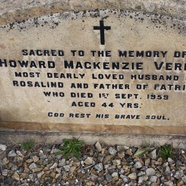 VERNER Howard Mackenzie -1959