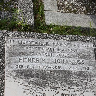 VERCUIEL Hendrik Johannes 1890-1973