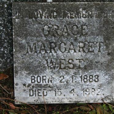 WEST Grace Margaret 1888-1982