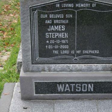 WATSON James Stephen 1971-2003