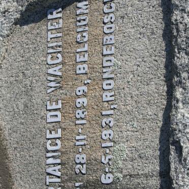 WACHTER Hortance, de 1899-1931