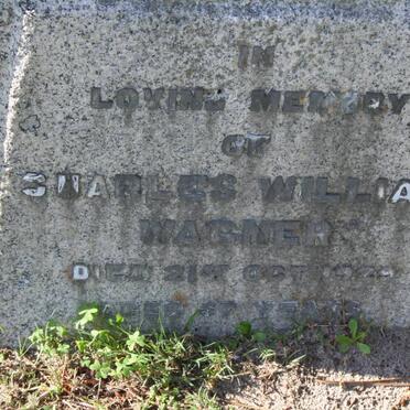 WAGNER Charles William -1929