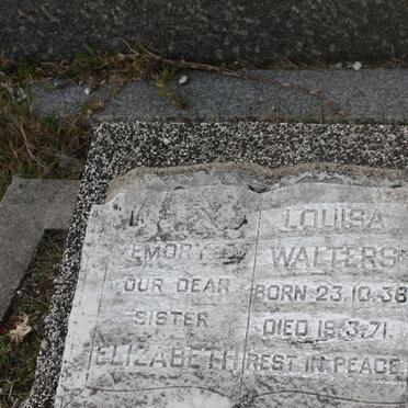 WALTERS Elizabeth Louisa 1936-1971