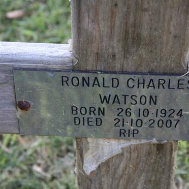 WATSON Ronald Charles 1924-2007