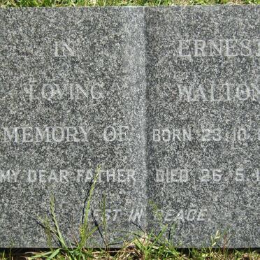 WALTON Ernest 1888-1969