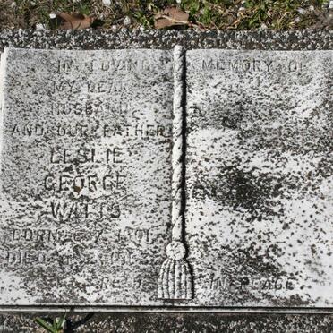 WATTS Leslie George 1901-1963