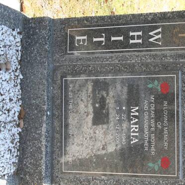 WHITE Maria 1940-2006