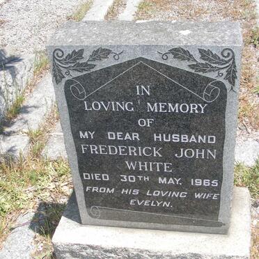 WHITE Frederick John -1965