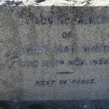 WHITE Alice May -1956