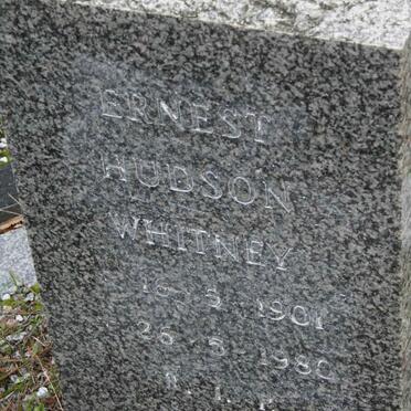 WHITNEY Ernest Hudson 1901-1980