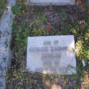 WHEELER Kathleen Walkington -1973