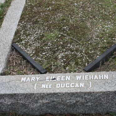 WIEHAHN Mary Eileen nee DUGGAN