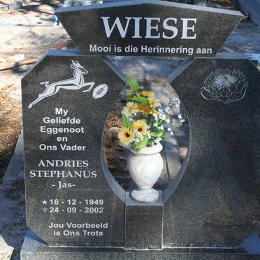 WIESE Andries Stephanus 1949-2002