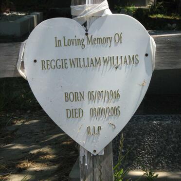 WILLIAMS Reggie William 1916-2005