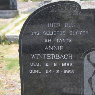 WINTERBACH  Annie 1892-1966