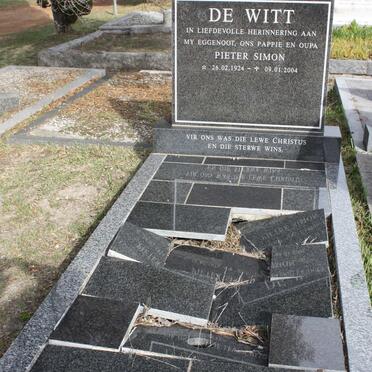 WITT Pieter Simon, de 1924-2004