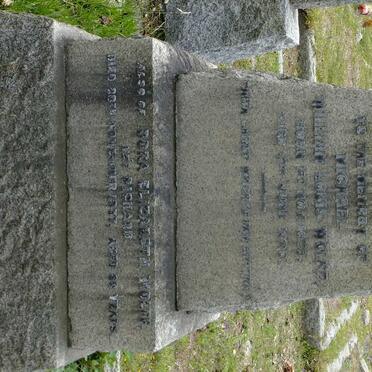 WOLFF Michael William Louis 1878-1920 &amp; Dora Elizabeth PICKARD -1937