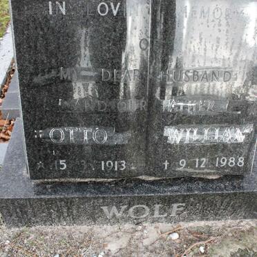 WOLF Otto William 1913-1988