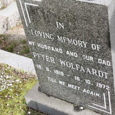 WOLFAARDT Peter 1919-1972