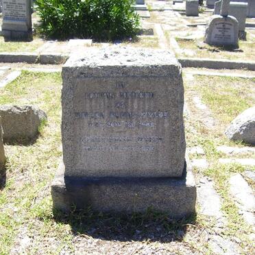 WYLDE Simeon Burns -1948 &amp; Agnes Keith -1964