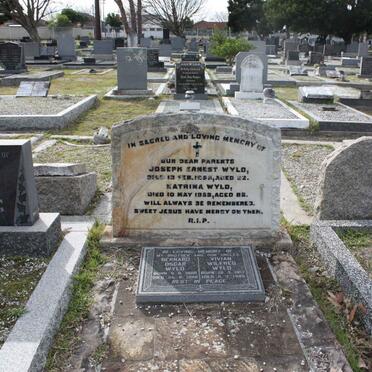 WYLD Joseph Ernest -1955 &amp; Katrina -1959 :: WYLD Bernard Oscar 1908-1992 &amp; Vivian Wilfred 1917-1995