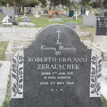 ZERAUSCHEK Roberto Giovanni 1891-1964