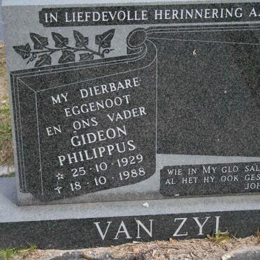 ZYL Gideon Philippus, van 1929-1988