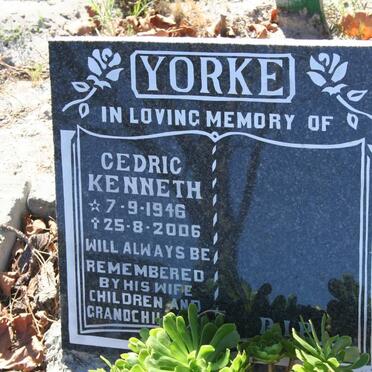 YORKE Cedric Kenneth 1946-2006