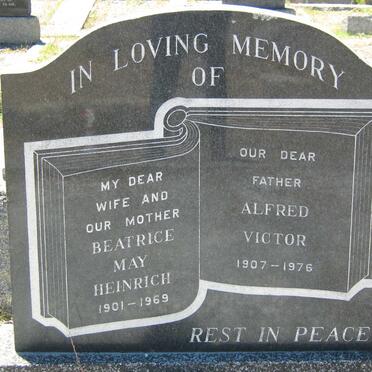 ? Alfred Victor 1907-1976 &amp; Beatrice May Heinrich 1901-1969