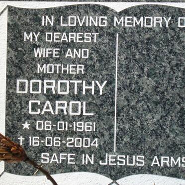 ? Dorothy Carol 1961-2004