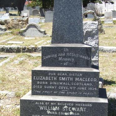 STEWART William -1946 & Charlotte -? :: MACLEOD ELizabeth Smith -1934