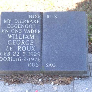 zzROUX William George, le 1929-1976