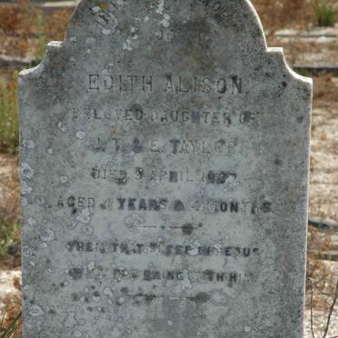 TAYLOR Edith Alison -1887