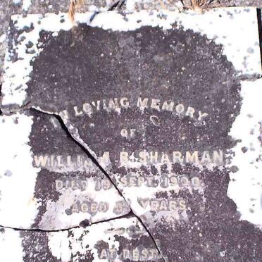 SHARMAN William B. -1900