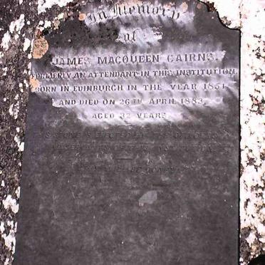CAIRNS James Macqueen 1851-1883
